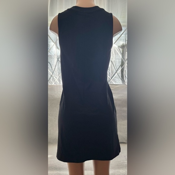 A New Day Black Mock Neck Sleeveless Mini Dress - Picture 10 of 14